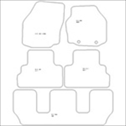 Ford Galaxy MK3 Car mats